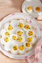 <p>The classic "caviar of the South" makes a perfect filling for deviled eggs. </p><p><strong><a href="https://www.countryliving.com/food-drinks/a35912977/pimiento-cheese-deviled-eggs-recipe/" rel="nofollow noopener" target="_blank" data-ylk="slk:Get the recipe;elm:context_link;itc:0;sec:content-canvas" class="link ">Get the recipe</a>.</strong> </p>