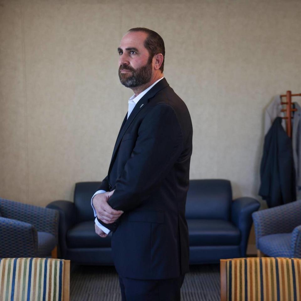 On Monday, June 5, 2023, Miami-Dade Public Housing Director Alex R. Ballina is photographed at his office after a brief interview with the Miami Herald.