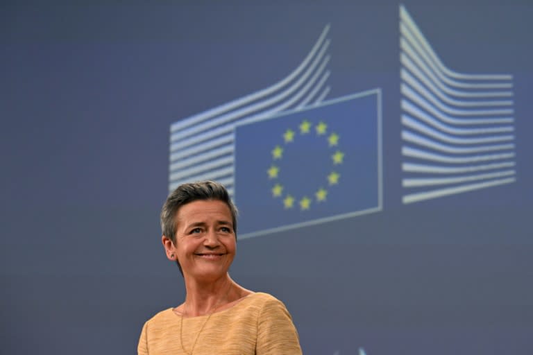 EU competition chief Margrethe Vestager hailed the rulings as a 'big win for European citizens' (Nicolas TUCAT)