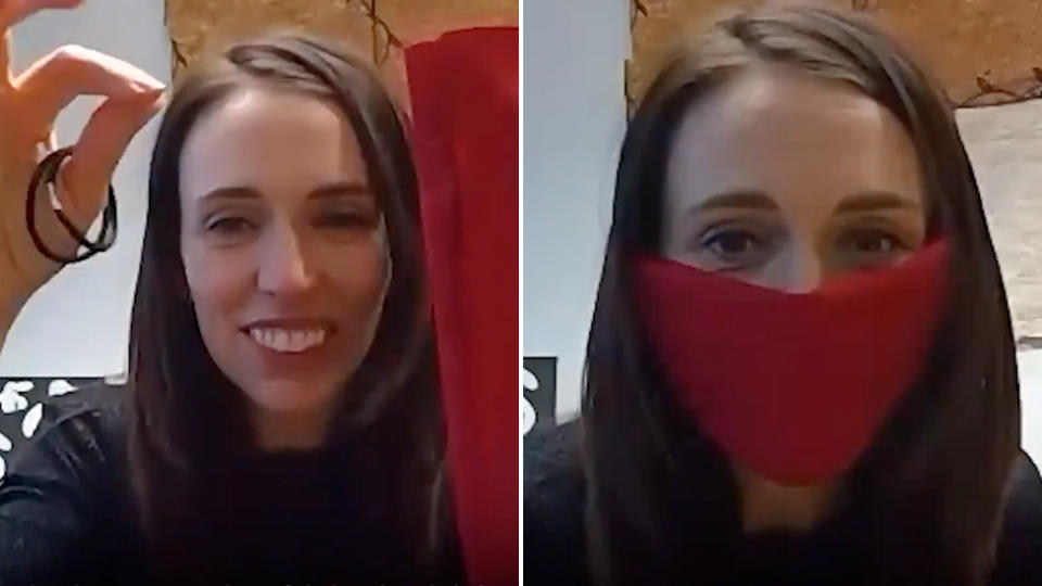 Jacinda Ardern DIY mask making tutorial 