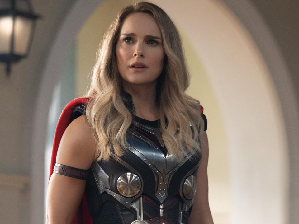 Natalie Portman as Mighty Thor in "Thor: Love and Thunder."