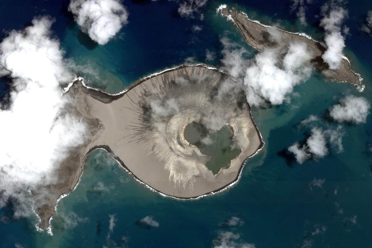 Dieses Eiland begeistert Mars-Experten derzeit. (Bild: Pleiades-1A ©2015 CNES Distribution Airbus DS)