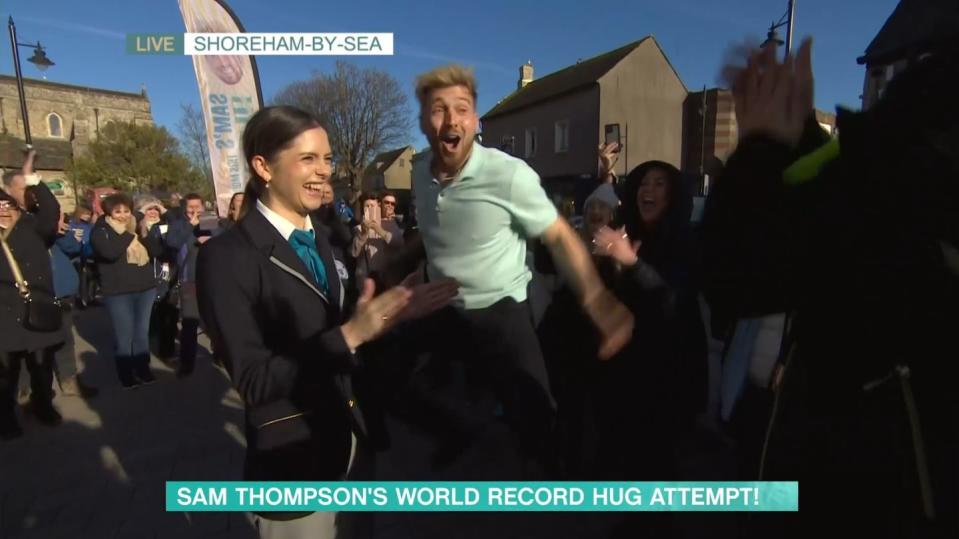 sam thompson breaks guinness world record