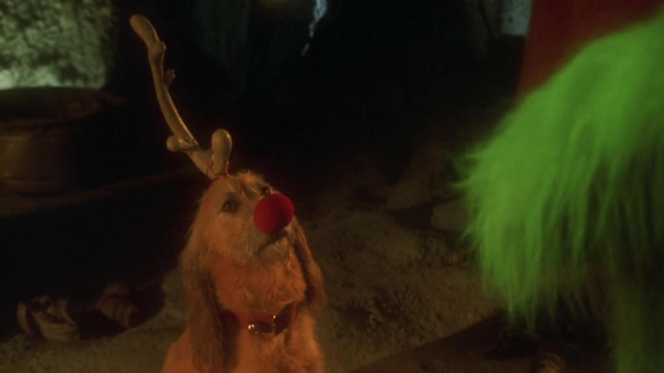 Max dons his best reindeer disguise in 'The Grinch', (Credit: Universal)