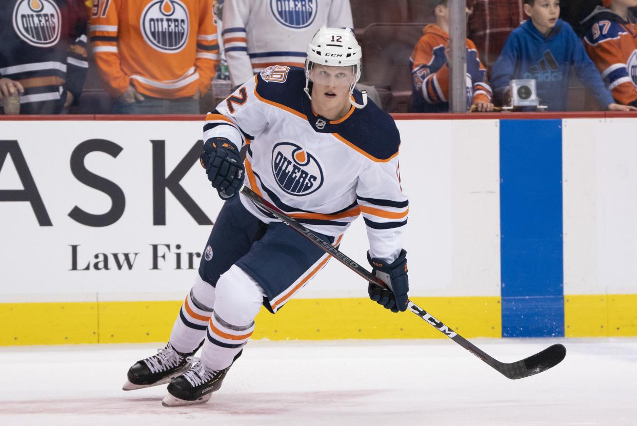 NHL player Colby Cave, the forward for the Edmonton Oilers, died on April 11, 2020 following a brain bleed that occurred earlier in the week. "It is with great sadness to share the news that our Colby Cave passed away this morning," Emily, Cave’s wife, said in a released statement. "Both our families are in shock but know our Colby was loved dearly by us, his family and friends, the entire hockey community and many more. We thank everyone for their prayers during this difficult time."