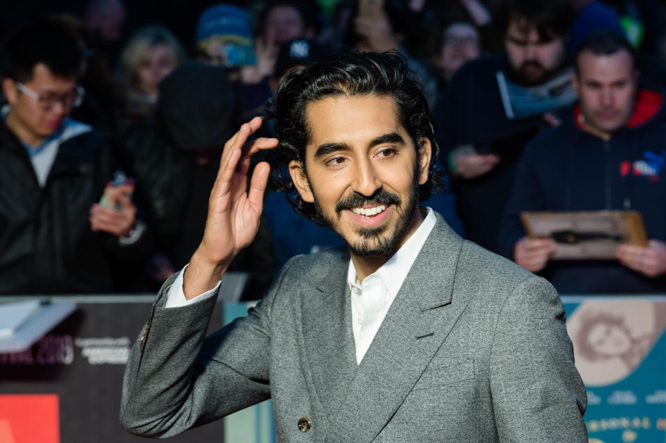 Dev Patel is photographed at a film premiere