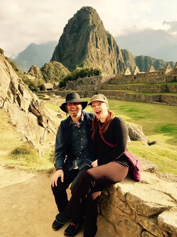 Piazza and her husband, Theo, visiting Machu Picchu in 2017. (Photo: Courtesy of LiAnn Piazza)