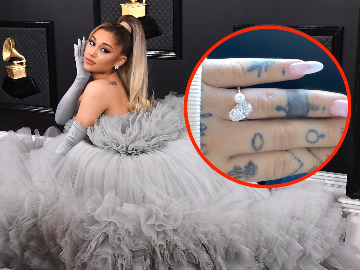 Ariana Grande engagement ring