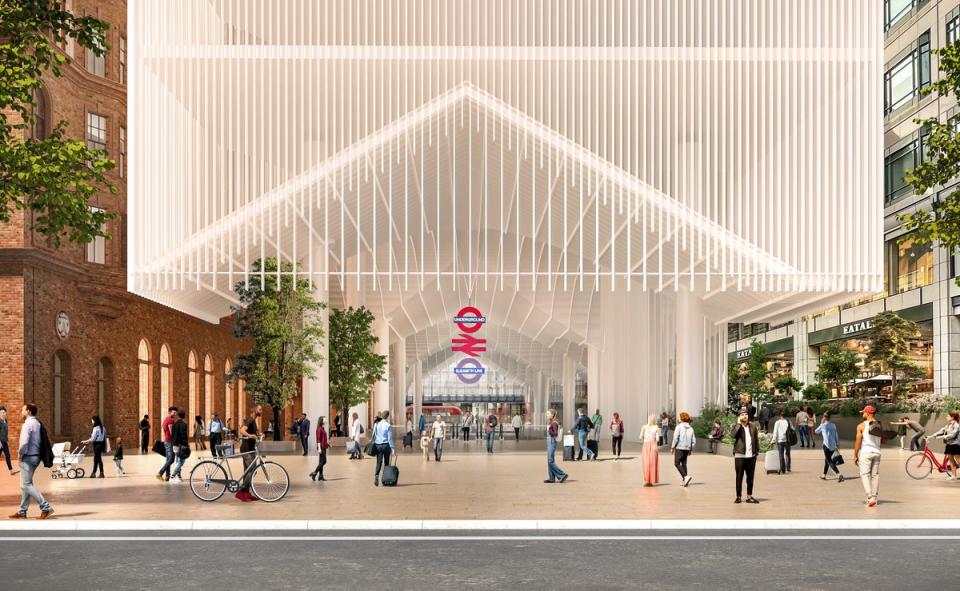The proposed new Bishopsgate entrance to Liverpool Street station (Sellar)