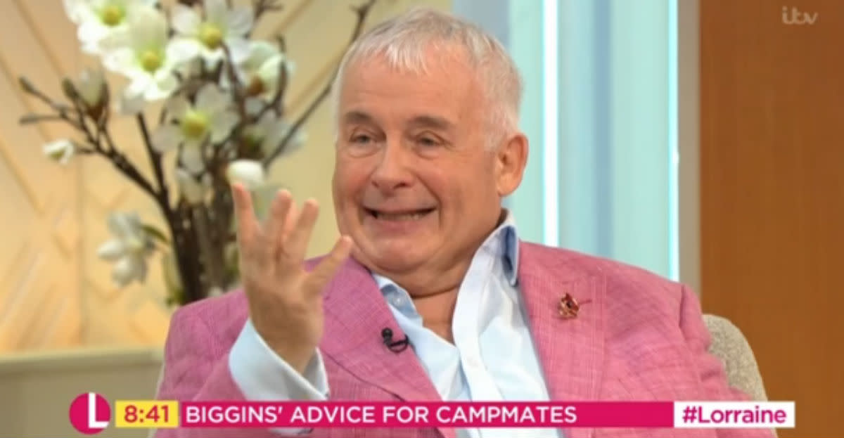 Christopher Biggins reveals I’m A Celebrity…Get Me Out Of Here secret (ITV)