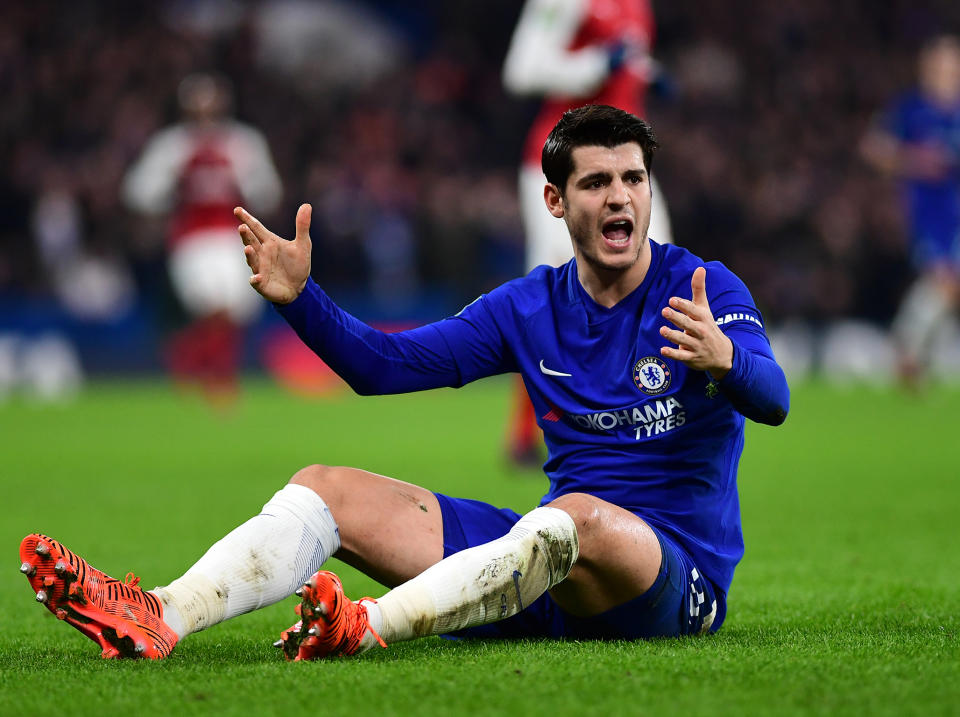 Alvaro Morata is still struggling to step out of Diego Costa’s shadow at Chelsea