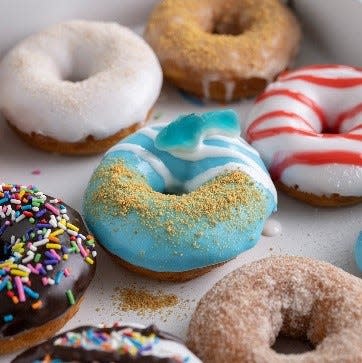 A limited time Shark Assortment of donuts from Duck Donuts, available at all locations until Sunday.