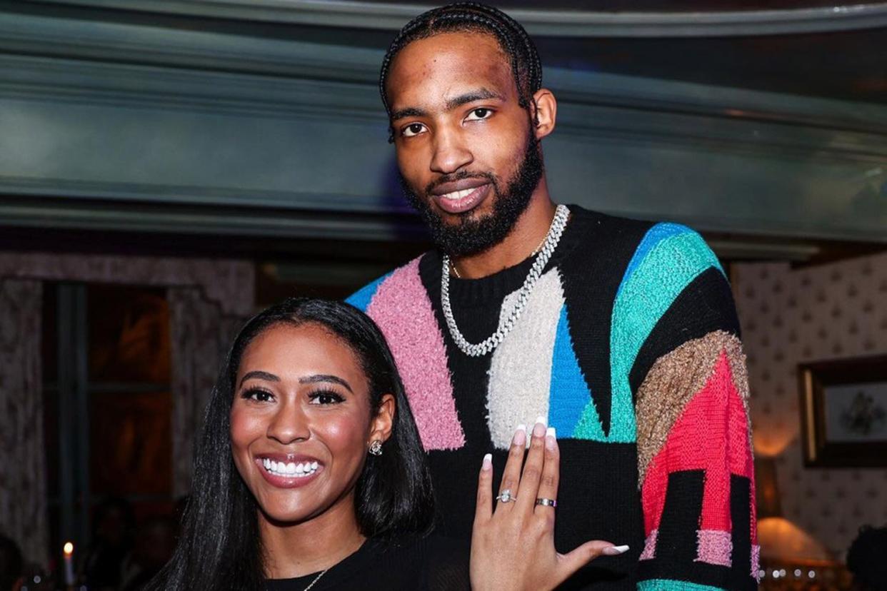 Chicago Bulls' Derrick Jones Jr. Proposes to Fiancee During Team Paris Trip