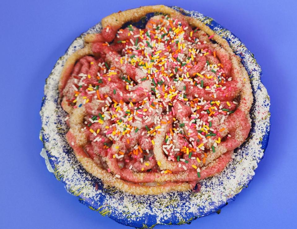 Barbie Funnel Cake will be served at the 2024 Florida State Fair in Tampa.