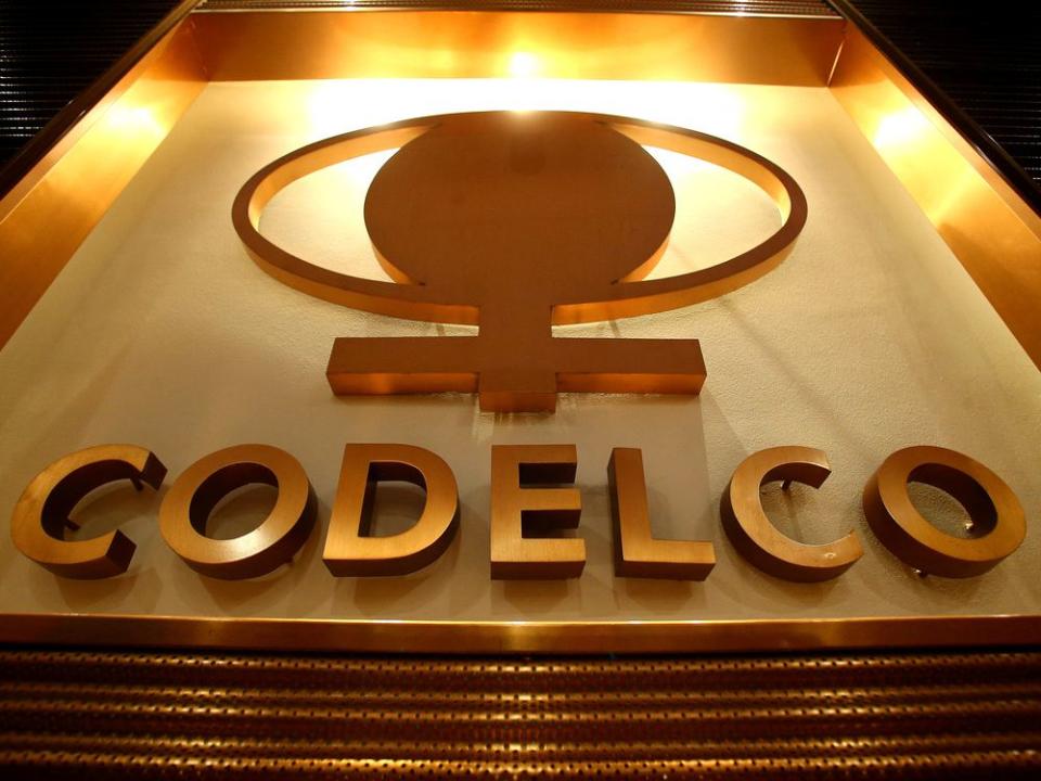  Codelco’s logo at the company’s headquarters in Santiago, Chile.