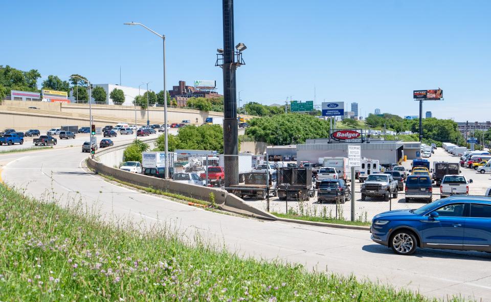 Badger Ford Truck is one of a handful of Milwaukee businesses being forced to move for the Interstate 94 widening project. It's near the I-94 interchange with North 26th Street/North 27th Street and West St. Paul Avenue.