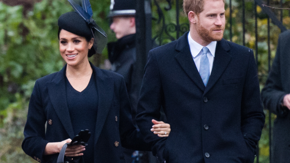 The Duke and Duchess of Sussex are reportedly considering an American school for their first child. Source: Getty