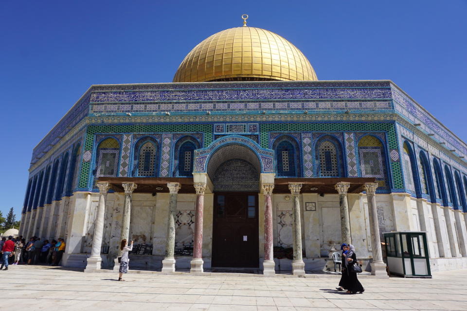 Dome of the Rock building in Jerusalem