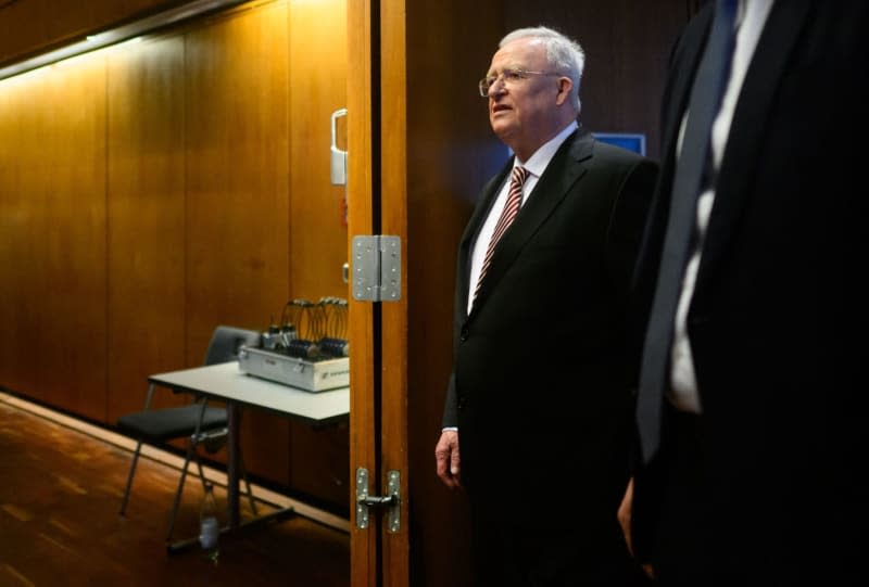 Martin Winterkorn, former Chairman of the Board of Management of Volkswagen AG, returns to a courtroom in the Braunschweig City Hall after a break in the trial. A criminal trial against ex-Volkswagen boss Martin Winterkorn over his alleged role in the company's diesel emissions scandal has been scheduled to begin in September. Julian Stratenschulte/dpa