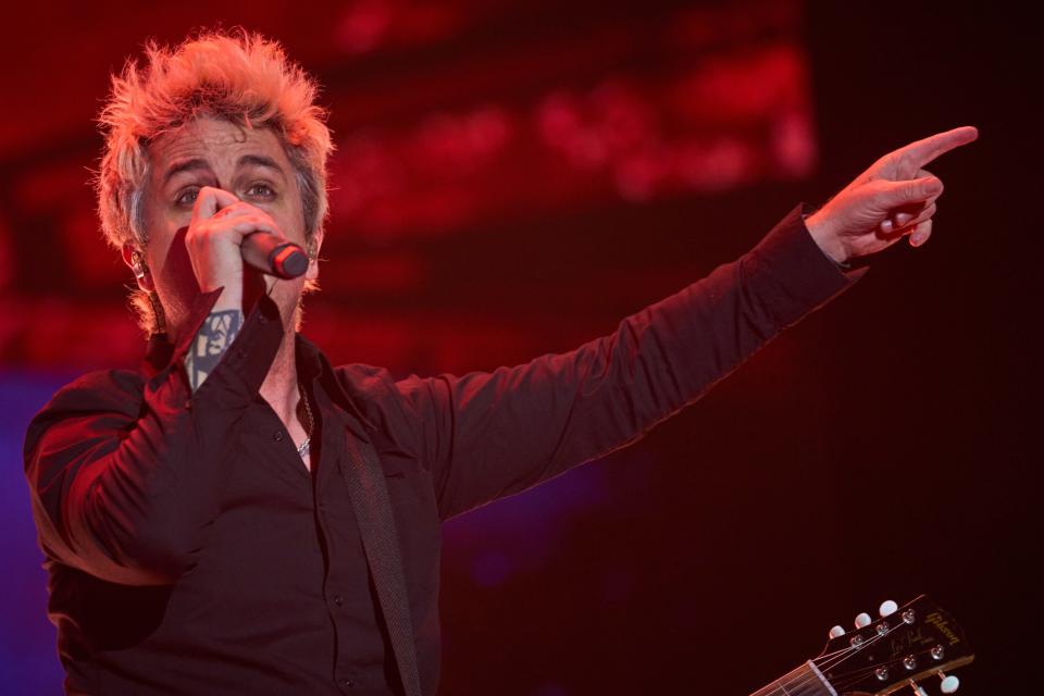 Green Day performs on the Home Plate stage during day one of Innings Festival at Tempe Beach Park on Feb. 25, 2023.