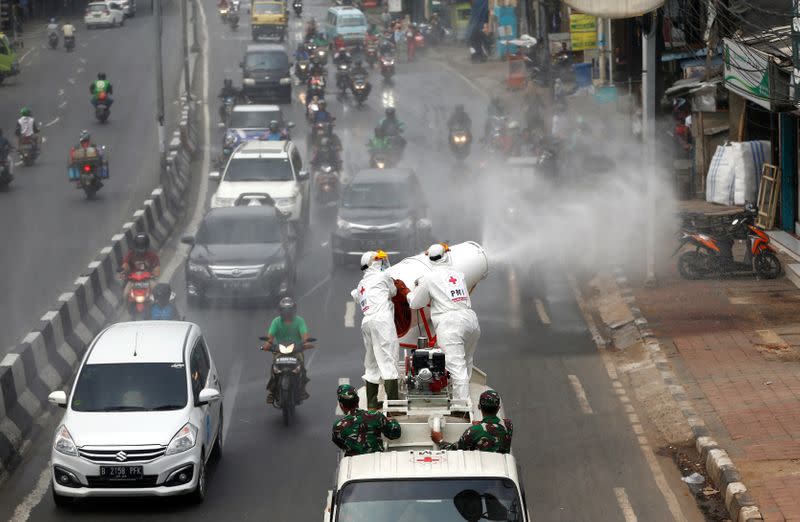 Spread of the coronavirus disease (COVID-19) in Jakarta