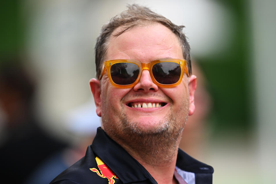 SINGAPORE, SINGAPORE - SEPTEMBER 29: Alan Carr looks on in the Paddock during previews ahead of the F1 Grand Prix of Singapore at Marina Bay Street Circuit on September 29, 2022 in Singapore, Singapore. (Photo by Clive Mason/Getty Images,)