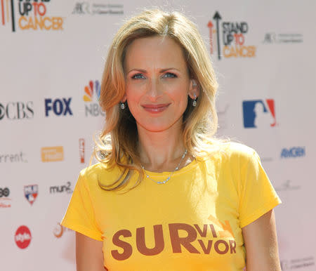 Actress Marlee Matlin poses at the "Stand Up To Cancer" television event, aimed at raising funds to accelerate innovative cancer research, at the Sony Studios Lot in Culver City, California, U.S., September 10, 2010. REUTERS/Danny Moloshok/Files