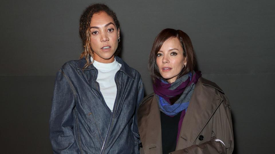 Miquita Oliver and Lily Allen attended the Burberry AW24 show together during London Fashion Week earlier this year