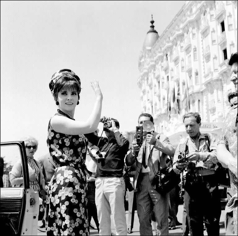 Gina Lollobrigida en Cannes