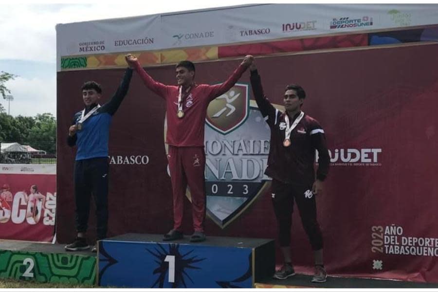 Alumnos de CONALEP 2 ganan oro y bronce en Juegos Nacionales CONADE Tabasco 2023