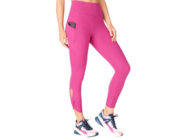 VS Sports Pink HW Total Knockout 7/8 Leggings  Leggings are not pants,  Clothes design, Colorful leggings