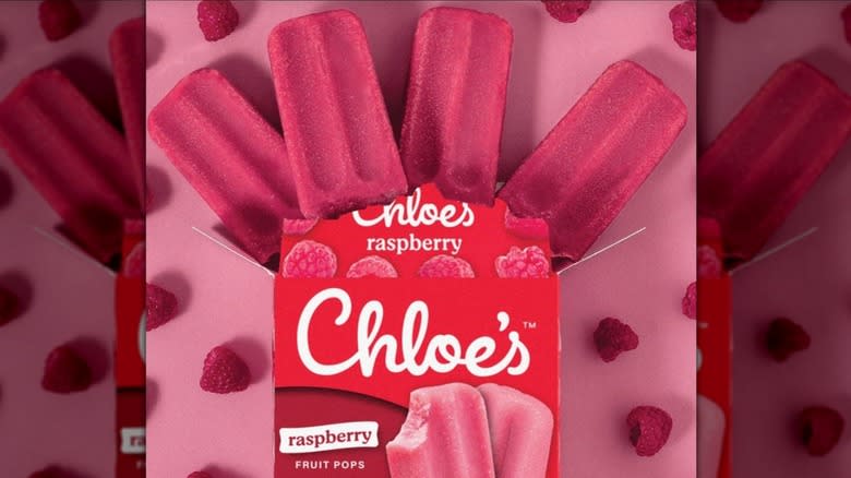 Chloe's raspberry pops box