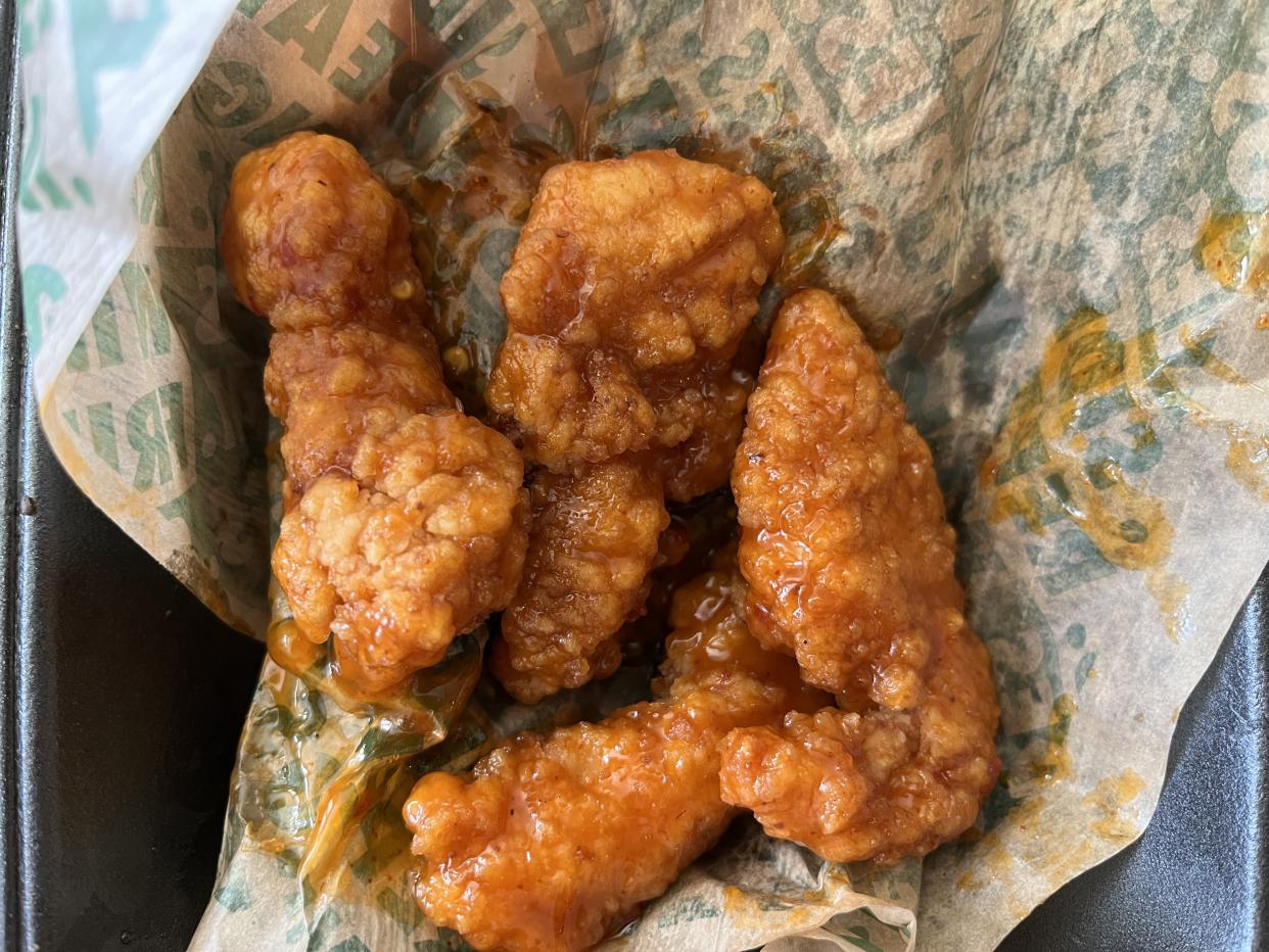 mango habanero  wings at wingstop