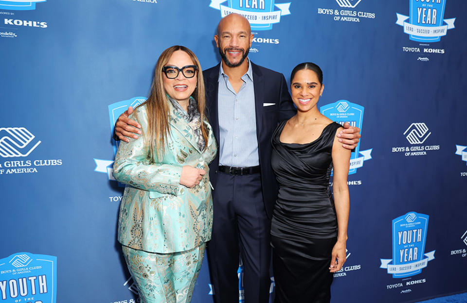 (L-R) Ruth Carter, Stephen Bishop and Misty Copeland attend the Boys & Girls Clubs of America's 75th National Youth of The Year Gala at The Beverly Hilton on October 13, 2022 in Beverly Hills, California.