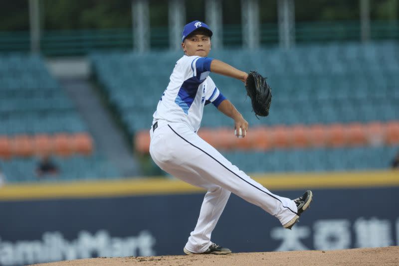 ▲陳仕朋今主投6局無失分奪勝。（圖／富邦提供）