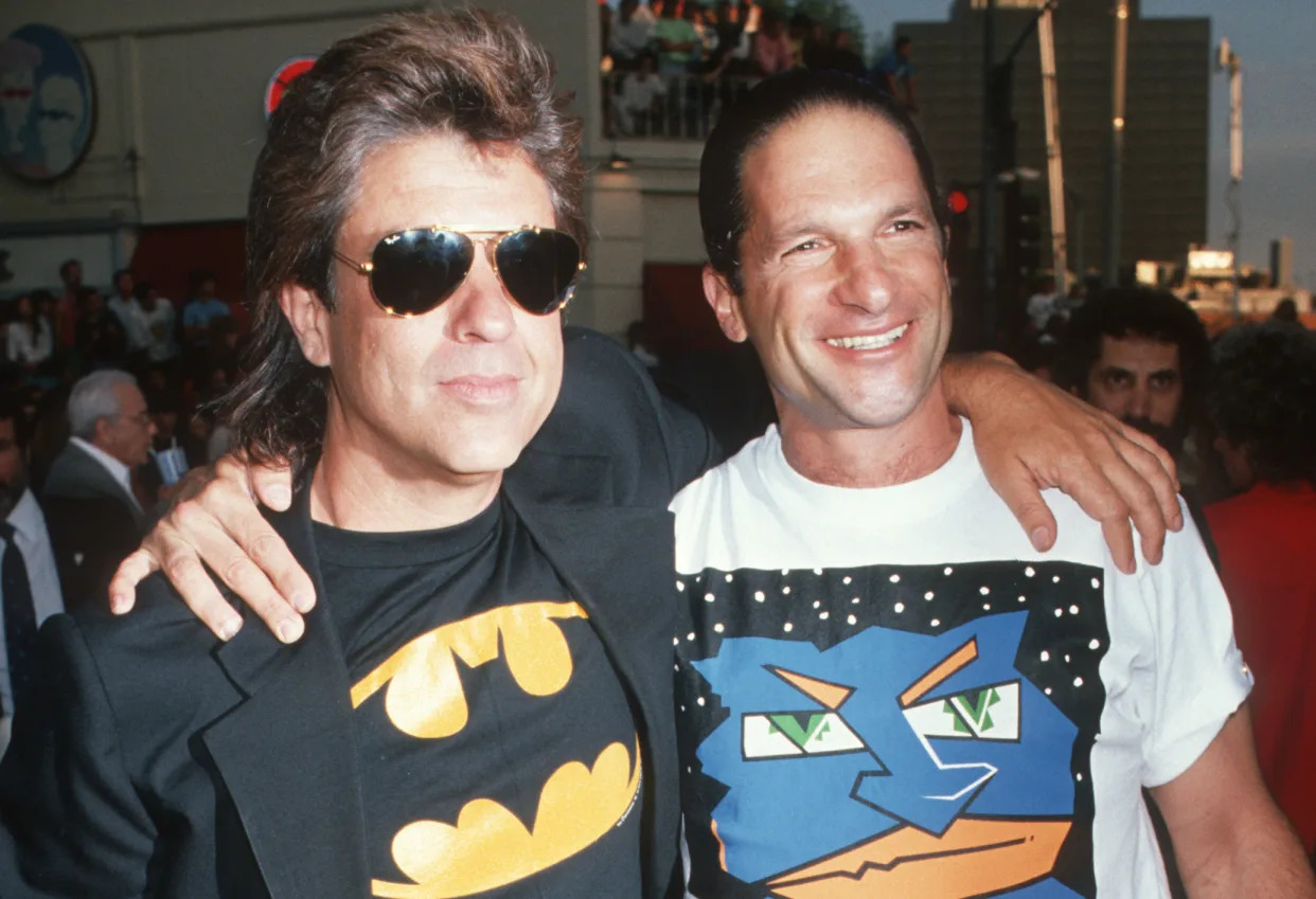 Batman producers Jon Peters and Peter Guber at the premiere of the 1989 blockbuster. (Photo by Ron Galella, Ltd./Ron Galella Collection via Getty Images)