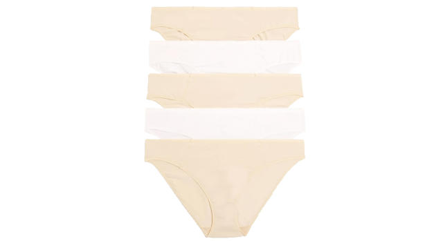 5pk No VPL Cotton Modal High Leg Knickers