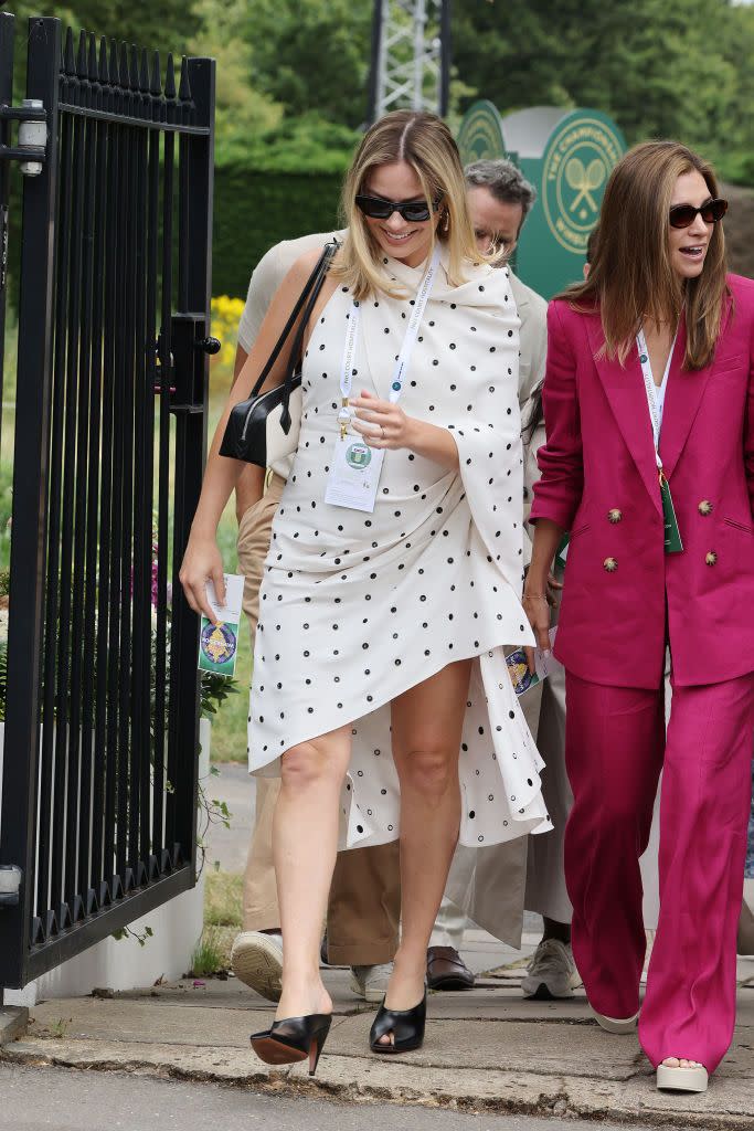 Margot Robbie en el All England Club. 