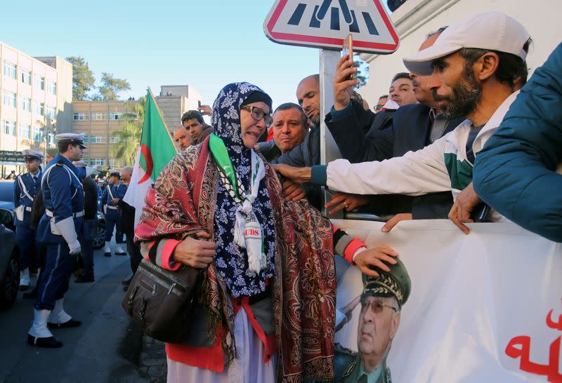 Funeral of Algeria's military chief, Lieutenant General Ahmed Gaed Salah, in Algiers