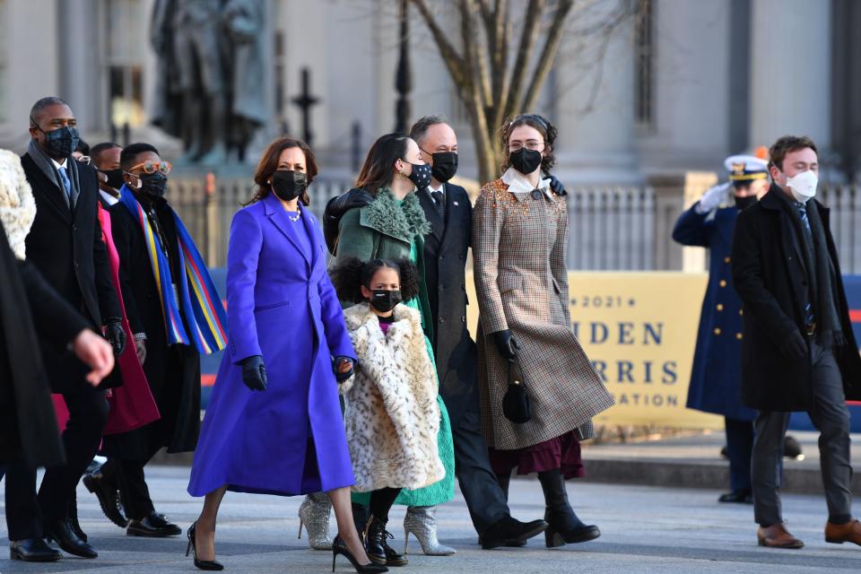 Ella Emhoff and Meena Harris Served Prairie Dress Inspo at the Inauguration