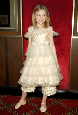 Dakota Fanning at the New York premiere of Paramount Pictures' War of the Worlds