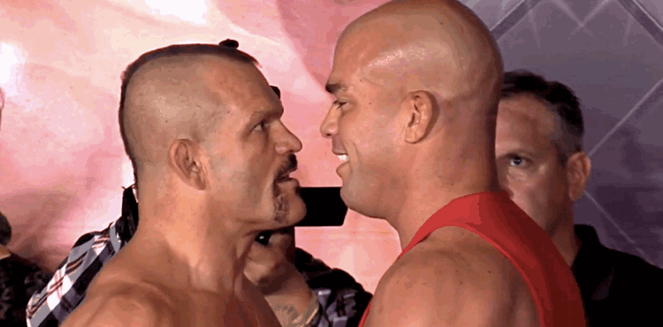 Chuck Liddell vs Tito Ortiz 3 weigh-in face-off