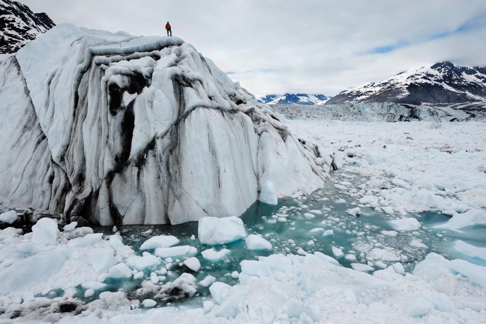 <p>A scene from Chasing Ice, an Emmy Award winning documentary which features on the WaterBear platform</p>James Balog/Extreme Ice Survey