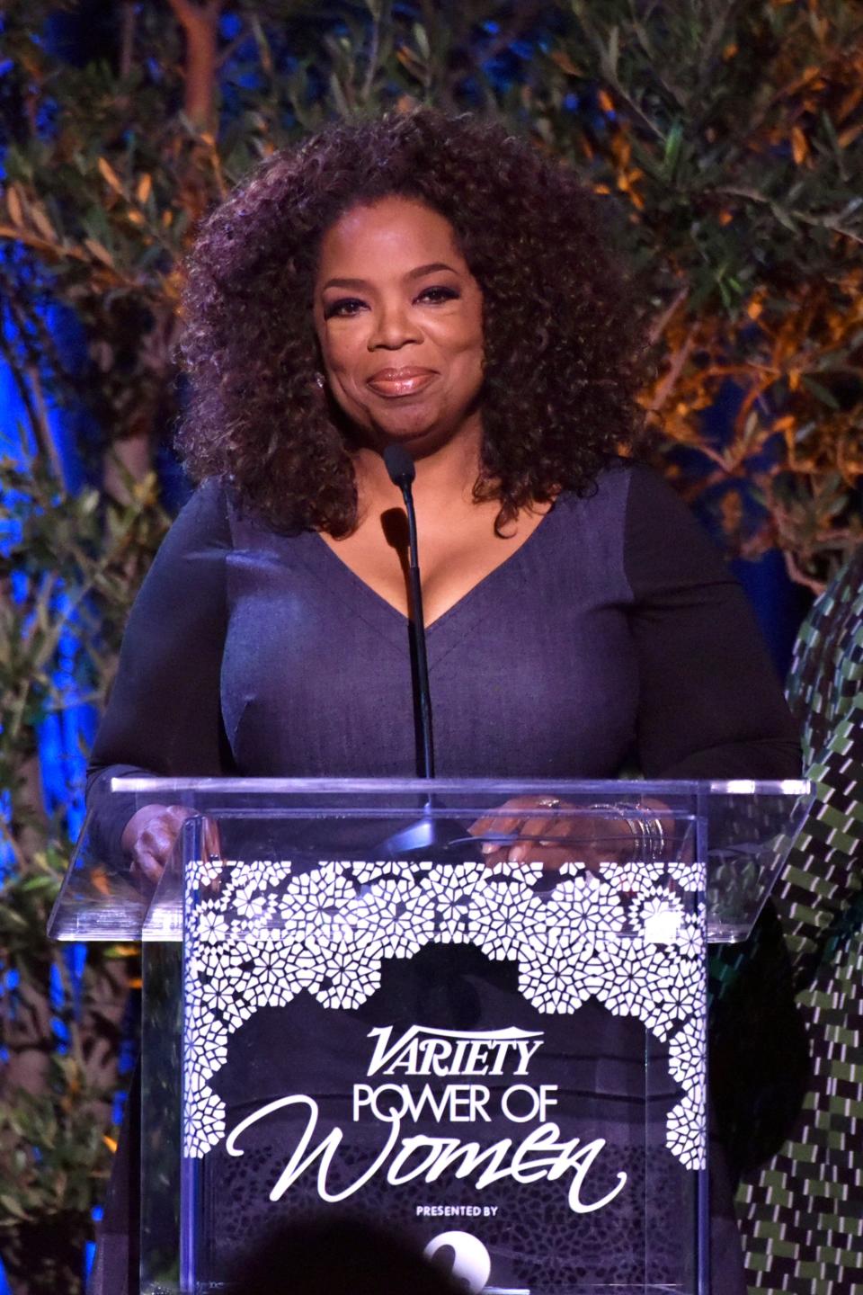 celebrities talk about menopause, Oprah Winfrey at Variety's Power of Women, Show, Los Angeles, America - 09 Oct 2015