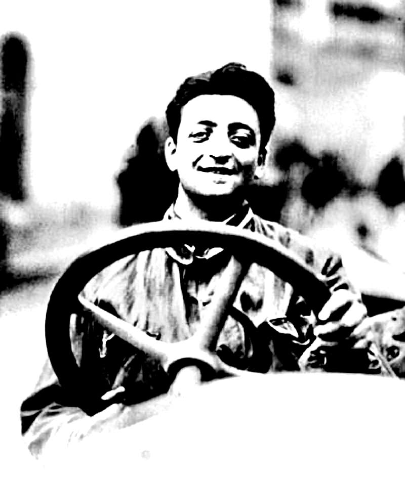 法拉利 Ferrari 的創辦人：恩佐·法拉利 (Enzo Ferrari) 年輕時的照片。圖片來源：wikipedia