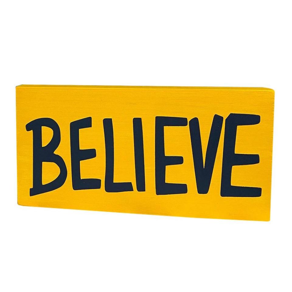 3) ‘Believe’ Sign