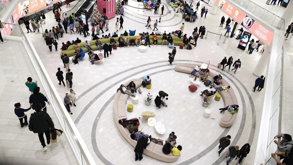 Customers visit the American Dream mall during Black Friday, or the day after Thanksgiving, on November 25, 2022 in East Rutherford, New Jersey. - Kena Betancur/Getty Images North America/Getty Images