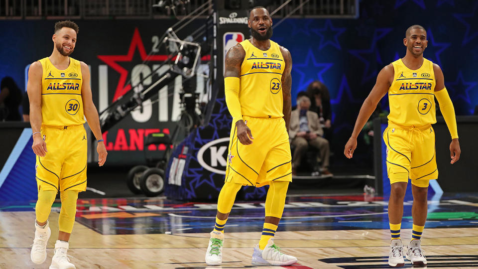 The 2021 NBA All-Star game has gone ahead, despite multiple players voicing their concerns over whether or not it was necessary. (Photo by Joe Murphy/NBAE via Getty Images)