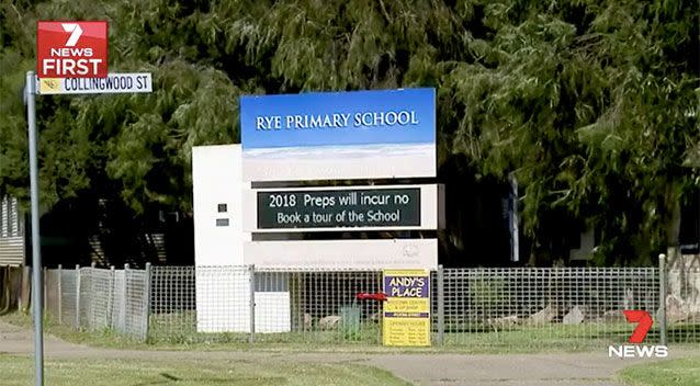 A Rye primary school student was found with marijuana at school in 2016. Source: 7 News