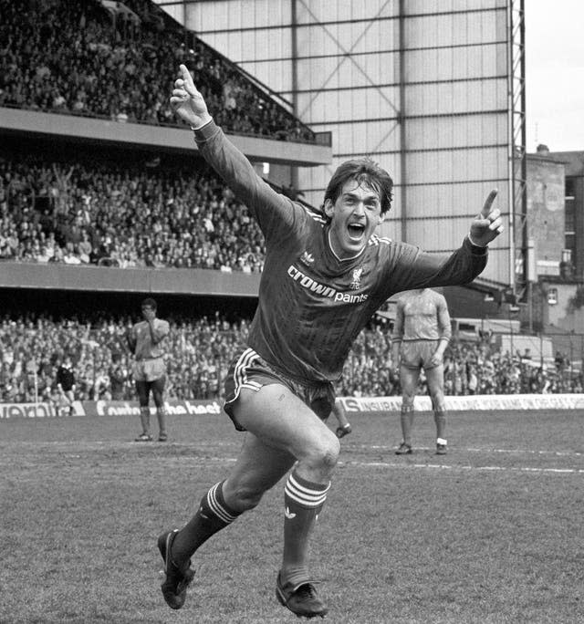 Liverpool player/manager Kenny Dalglish celebrates